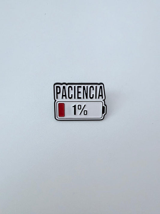 Pin "Paciencia 1%"